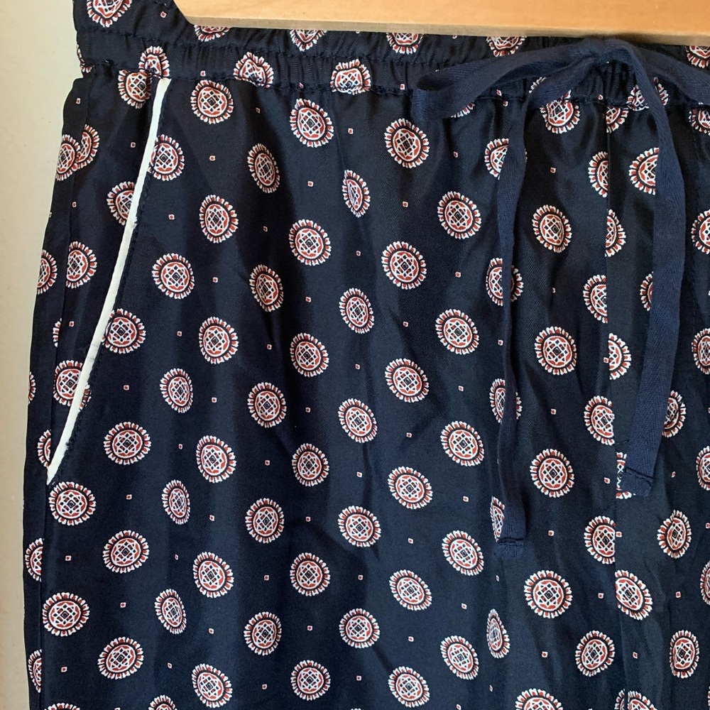 Printed Silk Banana Republic Pants